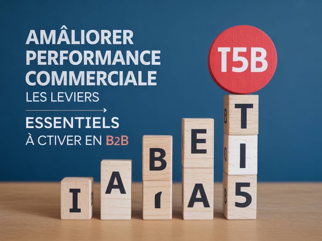 Améliorer performance commerciale : les leviers essentiels à activer en B2B